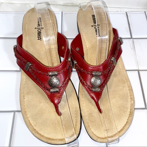 minnetonka silverbay wedge sandal